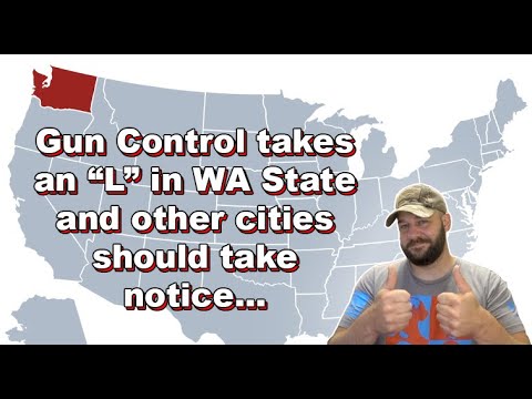 Gun Controllers take an “L” in WA State… and other cities and states should take notice… Thumbnail