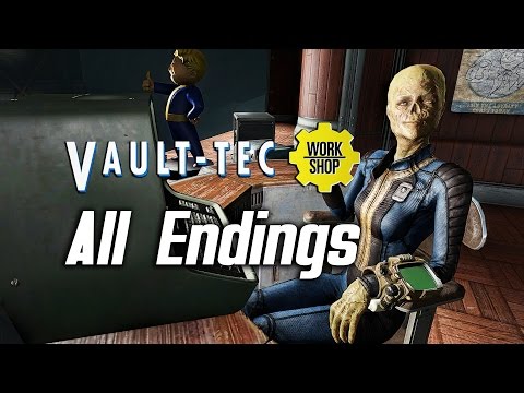 Fallout 4 Vault-Tec DLC - All Endings