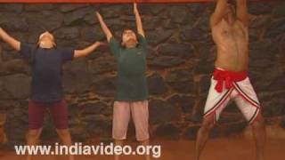 The Kalari guru trains little disciples