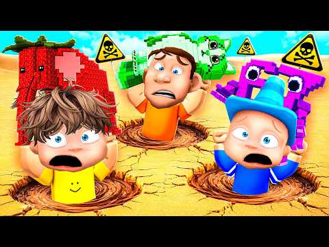 Escape QUICKSAND for BRAINROTS with my Family!