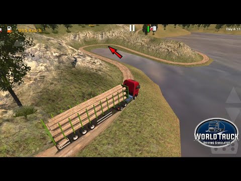 Most Dangerous Mountain Road | Most Scariest Road | World Bus Driving Simulator | Android Gameplay