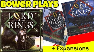Bower Plays Lord Of The Rings Sauron Expansions + Friends & Foes Expansions *Solo/3 Handed*