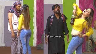Amjad Rana with Silk and Sidra Noor  Comedy Clip  