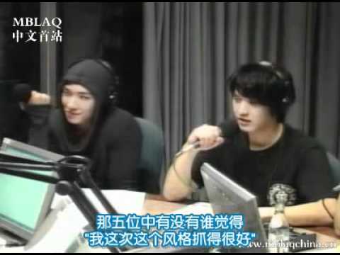 110715 MBLAQ Young Street Radio (Chi Sub) [Part 1/4]