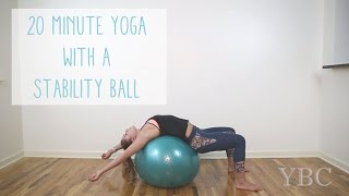 20 Minute Yoga with a Stability Ball Video