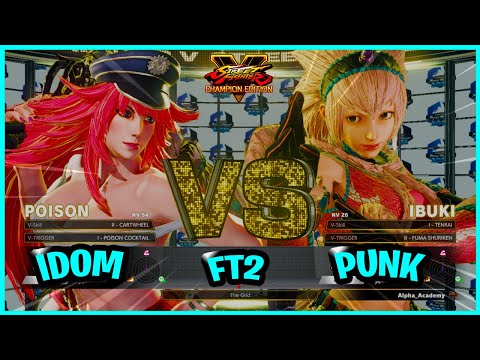 SFV CE - Idom (Poison) vs Punk (Ibuki) - Fighting Games Replays🔥