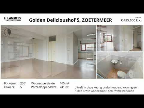 Koopwoning:  Golden Delicioushof 5, Zoetermeer