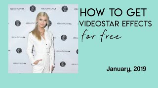 How to get videostar effects for free /mayradoesedits