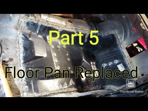 1977 Chevy Camaro Restore part 5. Floor Pan replacement.