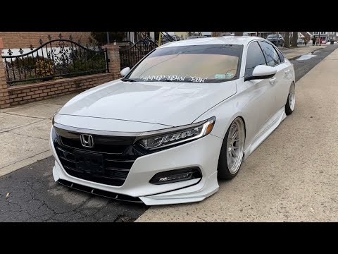 2020 Honda Accord front lip and side skirt install