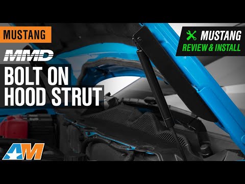 2005-2014 MMD Bolt On Hood Strut Kit - Black Review & Install