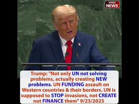 Trump: 50% inmates in German prisons=foreign/migrants, Switzerland 72%; UN creating NEW problems