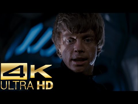 Darth Vader vs Luke Skywalker (2/2) [4k UltraHD] - Star Wars: Return of The Jedi Fight Scene