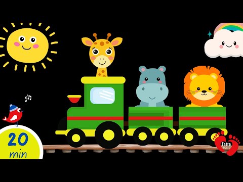 Baby Sensory | High Contrast Shapes + Calming Music