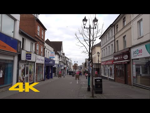 Aldershot Walk: Town Centre【4K】