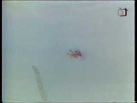 Ski jumping crashes