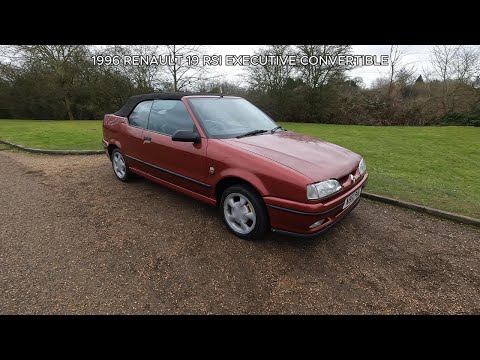 1996 RENAULT 19 RSI EXECUTIVE CONVERTIBLE