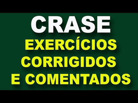 Exercícios sobre Crase