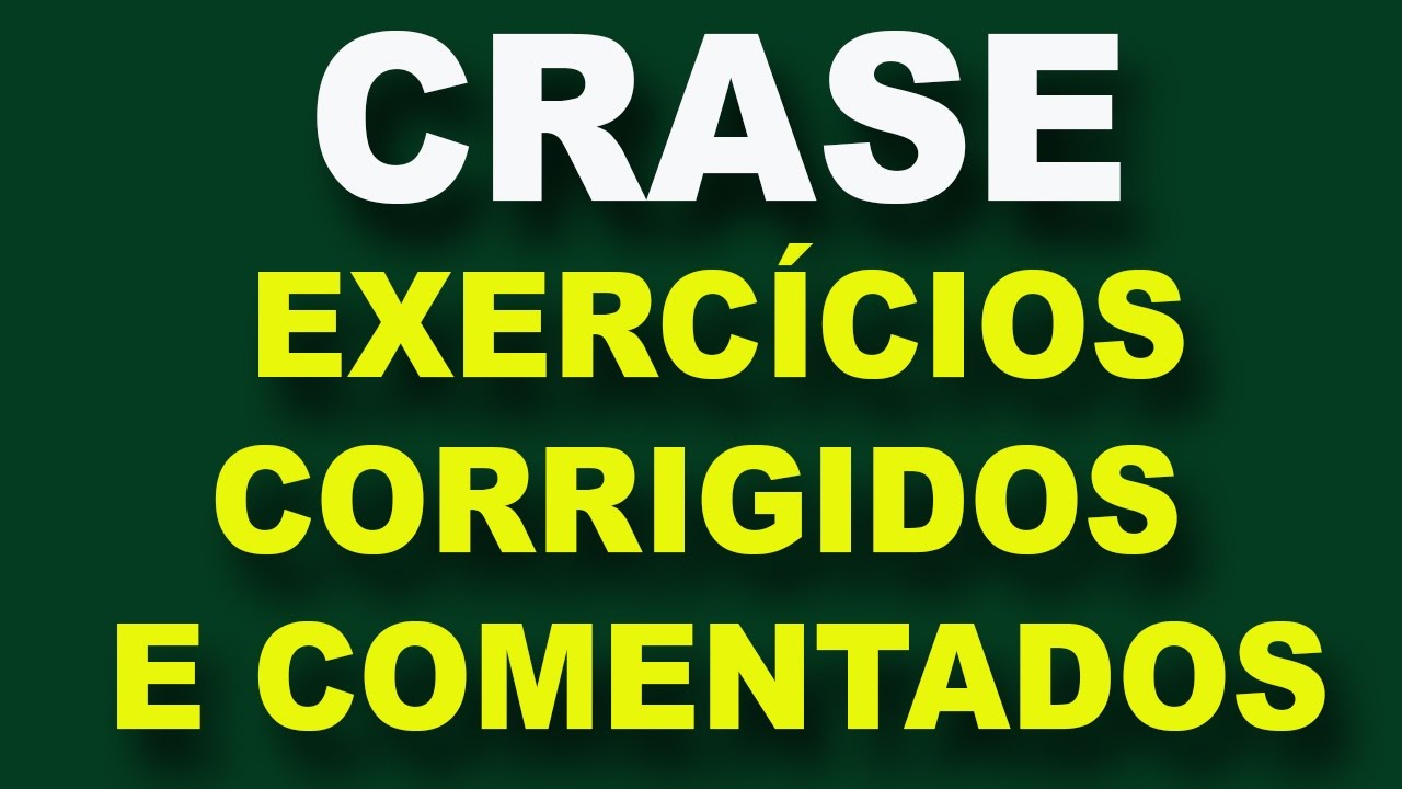 Exercícios sobre Crase