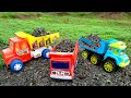 Road Material Shifting Stone Jcb Loading Send Big Rc Tata Dumpar Truck Tippar Truck Mr India Toy