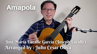 Amapola (Poppy) - Joseph Lacalle - Andrea Bocelli &amp; Natalie Cole - Arranged by : Julio Cesar Oliva