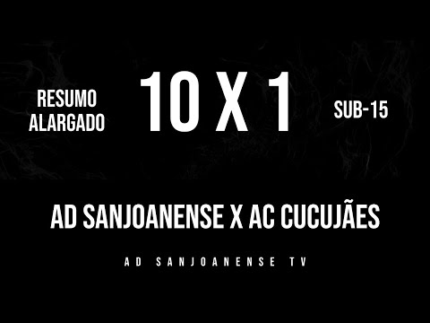 🔴 Highlights ✔ Sub-15 ⚽ AD Sanjoanense x AC Cucujães - 13ª Jornada