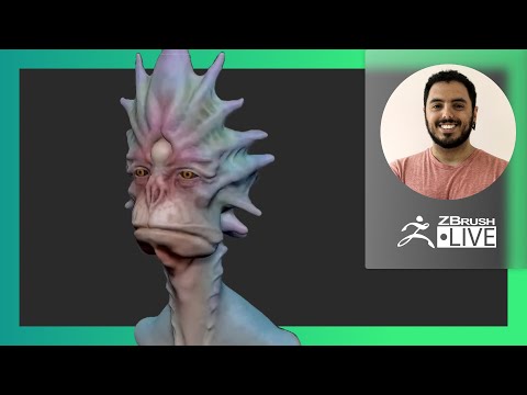 Creature & Character Concepting for Production: Alien Design - José Rosales - ZBrush 2021.6