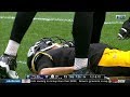Mason Rudolph Knocked Out After Huge Hit Ravens Vs Steelers NFL