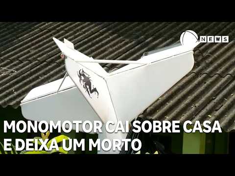Monomotor cai sobre casa em Nova Iguaçu (RJ) e deixa um morto