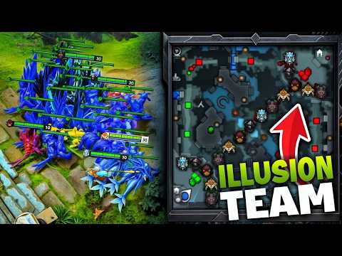 Illusion Team Best Meta in Game🔥🔥🔥Big illusion Army By Goodwin | Dota 2 Gameplay