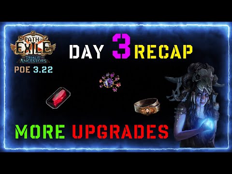 Day 3 RECAP of my Cold BLADE VORTEX Occultist from PoE 3.22 Ancestor League