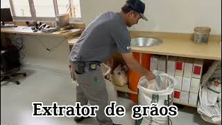 Extrator de grãos Vídeo Extrator de grãos