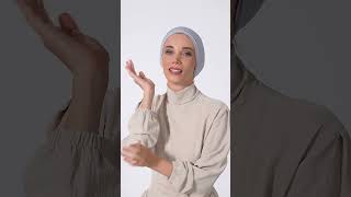 2 Pieces Double Stretch Turban (Snap Button)-gray