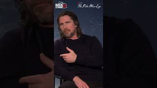 Christian Bale Gives The Secrets Of The Pale Blue Eye #netflix #youtubeshorts #shorts