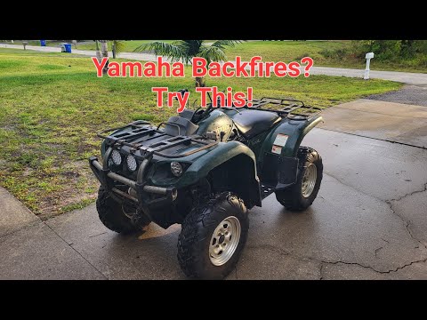 Yamaha Backfires?..Try This Easy Fix!