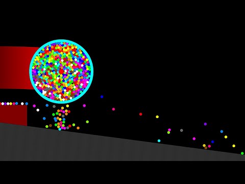 Escape from the Rolling Object - Survival Marble Race in Algodoo - Thc Game Mobile