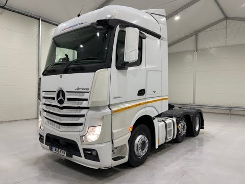 YA66 FNX - Mercedes Actros 2545 6x2 Midlift Tractor Unit | Law Truck Centre UK