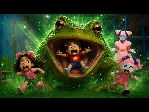 O SAPO CURURU ENGOLIU OS BONECOS PEPITINHA, MARIA CLARA E JP! | Turma da Pakaraka