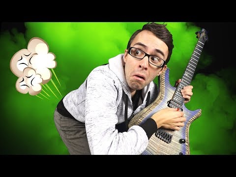 Covering up farts with guitar playing!
