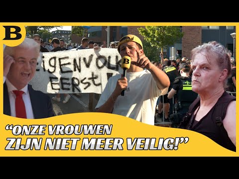 BLOOD-HOT GEERT WILDERS AT ANTI-AZC DEMO IN HELMOND