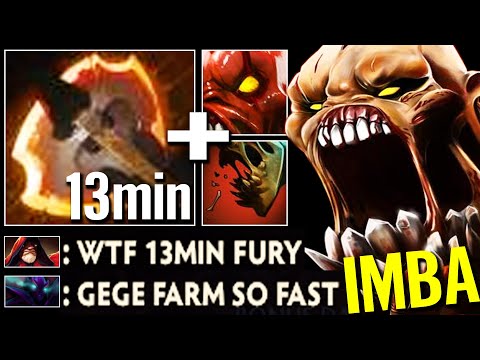 WTF LIFESTEALER 13Min Battle Fury! 100% New Meta Best Fast Farming Item Top Rank Dota 2 Pro Gameplay