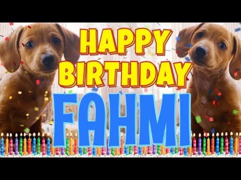 Happy Birthday Fahmi! ( Funny Talking Dogs ) What Is Free On My Birthday
