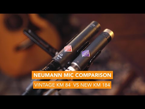 Neumann KM84 & KM184 Microphone comparison x Taylor 614CE
