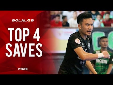 QUICK DOUBLE SAVES - Top 4 Saves Pro Futsal League 2018 | Week 7