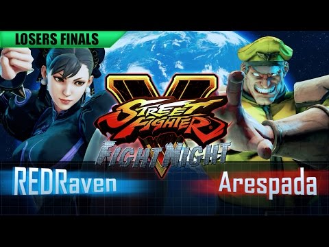 【Losers Finals】VFM REDRaven (Chun-Li) vs VFM Arespada (Ryu, M. Bison) - SFV Fight Night #03