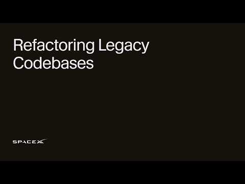Refactoring Legacy Codebases