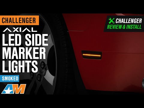 2008-2014 Challenger Axial LED Side Marker Lights; Smoked Review & Install