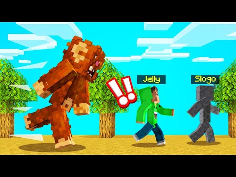 WE FOUND BIGFOOT In MINECRAFT! (Scary)