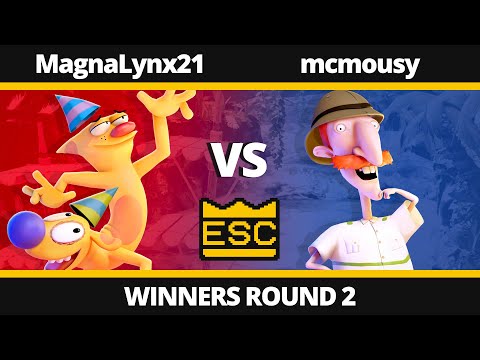 ESC 16 - MagnaLynx21 (CatDog) Vs. mcmousy (Nigel Thornberry) - Nickelodeon All-Star Brawl Tournament