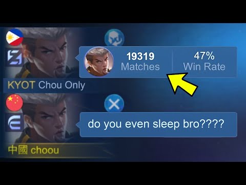 I MET YOUTUBER 19K MATCHES CHOU IN SOLO RANK  !! WHO WILL PICK CHOU??